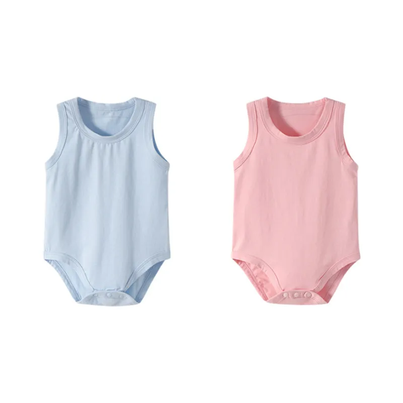 

Летняя детская одежда для новорожденных ~ 24 месяцев детское боди цельный комбинезон для малышей жилет детская одежда Детский костюм