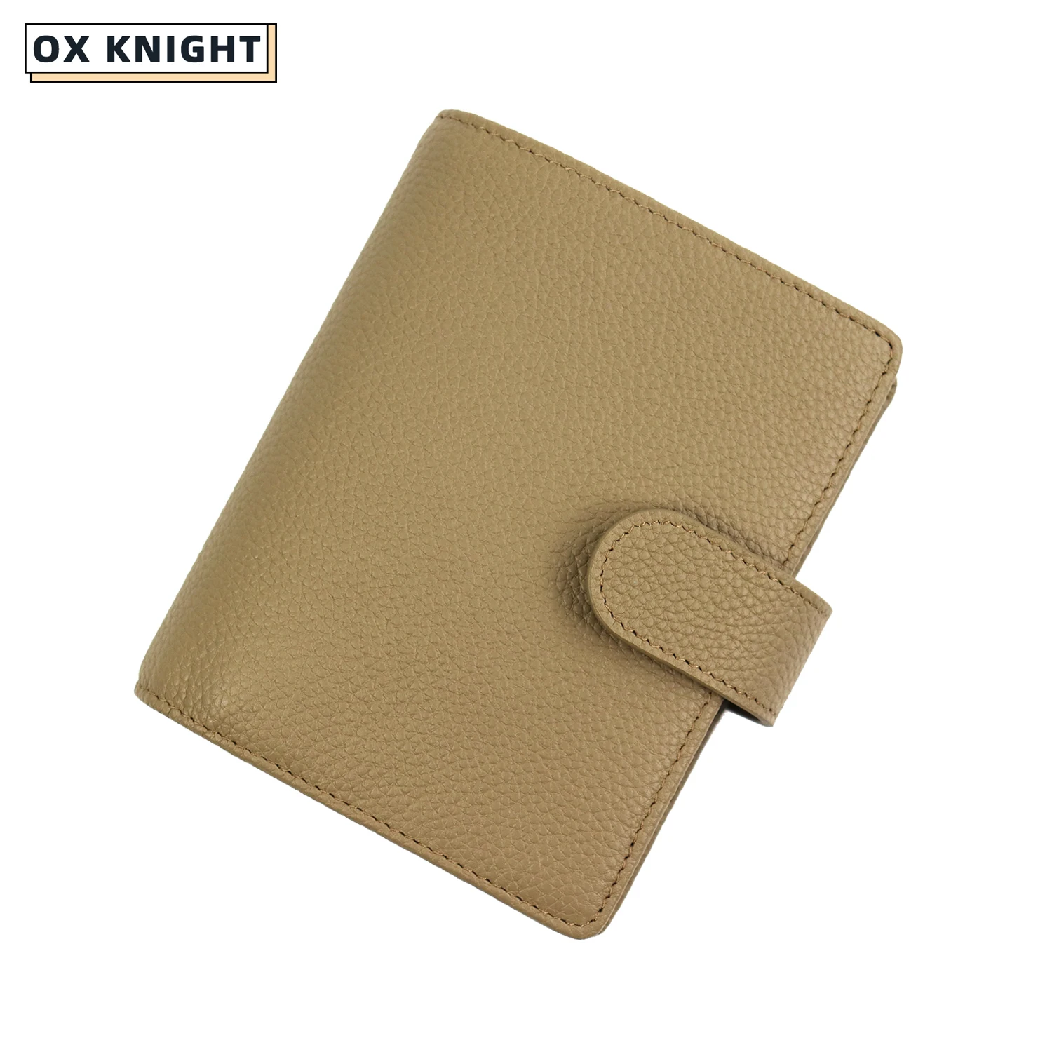 OX KNIGHT 100% Leather A8 Notebook Planner Book Cover Planner File Package Multifunctional Agenda Diary Journey Sketchbook