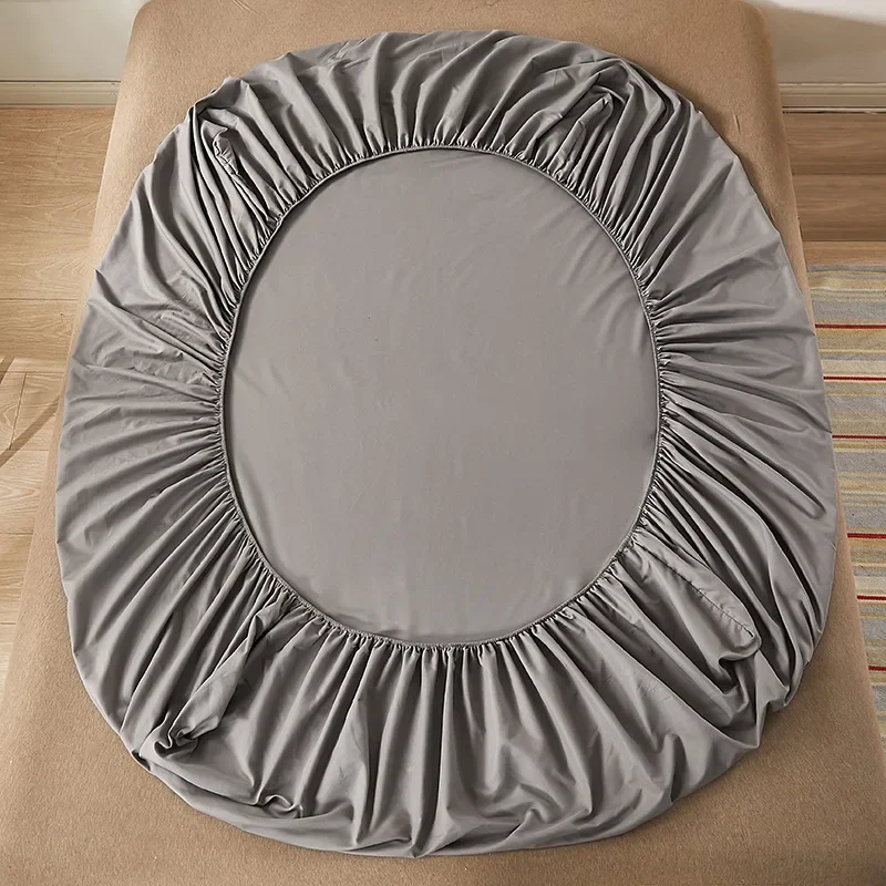 

Натяжная простыня из чистого хлопка, односекционный хлопковый пылезащитный чехол для кровати