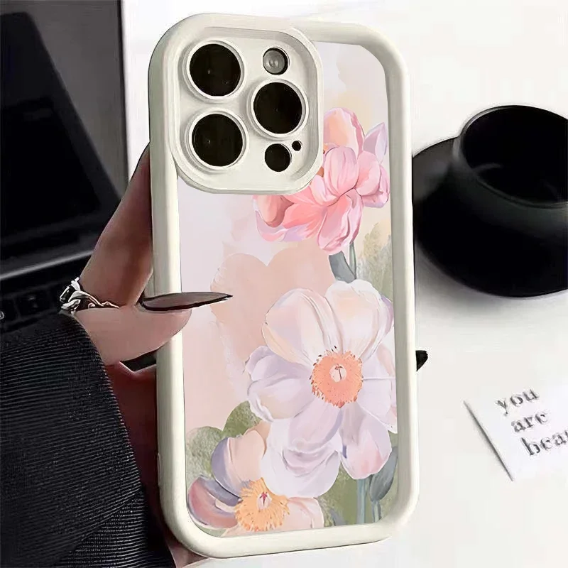 Фото Чехол для телефона Samsung Galaxy M15 M20 M31 M51 M30S M23 M11 A10 J7 Prime Funda с маленькими цветами, силиконовая защита №2