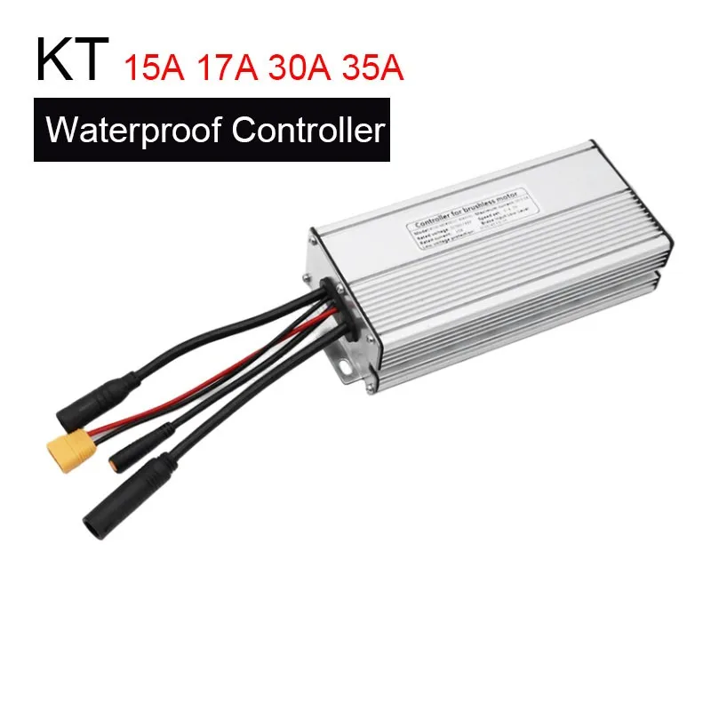 

KT 15A 17A 30A 35A Electric Bike Controller 36V 48V 72V XT60 Waterproof Brushless 250W 350W 1000W 1500W Ebike Accessories