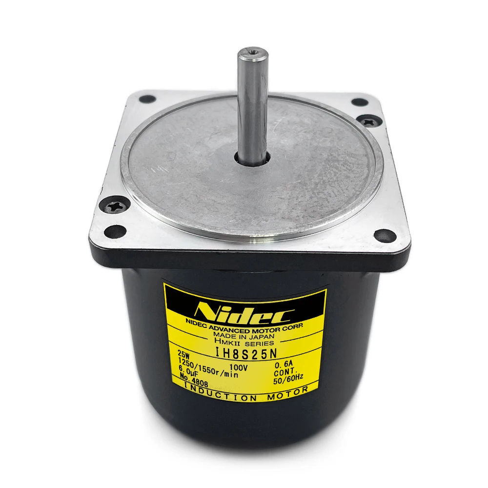 Простой в использовании 25 Вт индукционный двигатель Mo прямой вал IH8S25N Nidec Servo 0 6 А