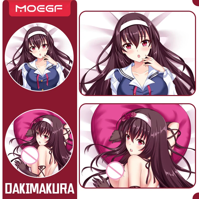 

Dakimakura Pillow Cover Saekano: How to Raise a Boring Girlfriend Character Hug Body Pillow Anime Game Pillowcase R18 Pilow