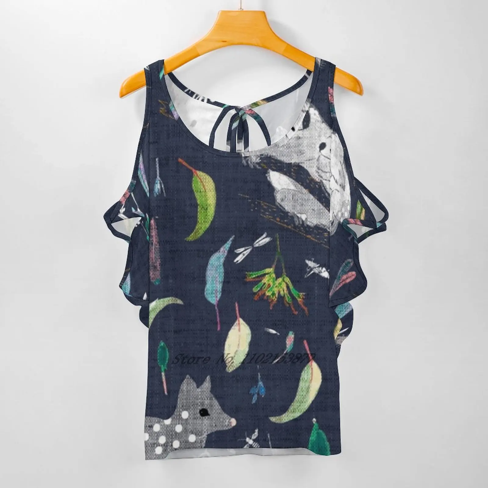 Австраaliana Marsupials женская футболка повседневные топы с короткими рукавами на