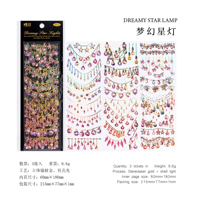 

Набор стикеров Mr. Paper Starlight Party