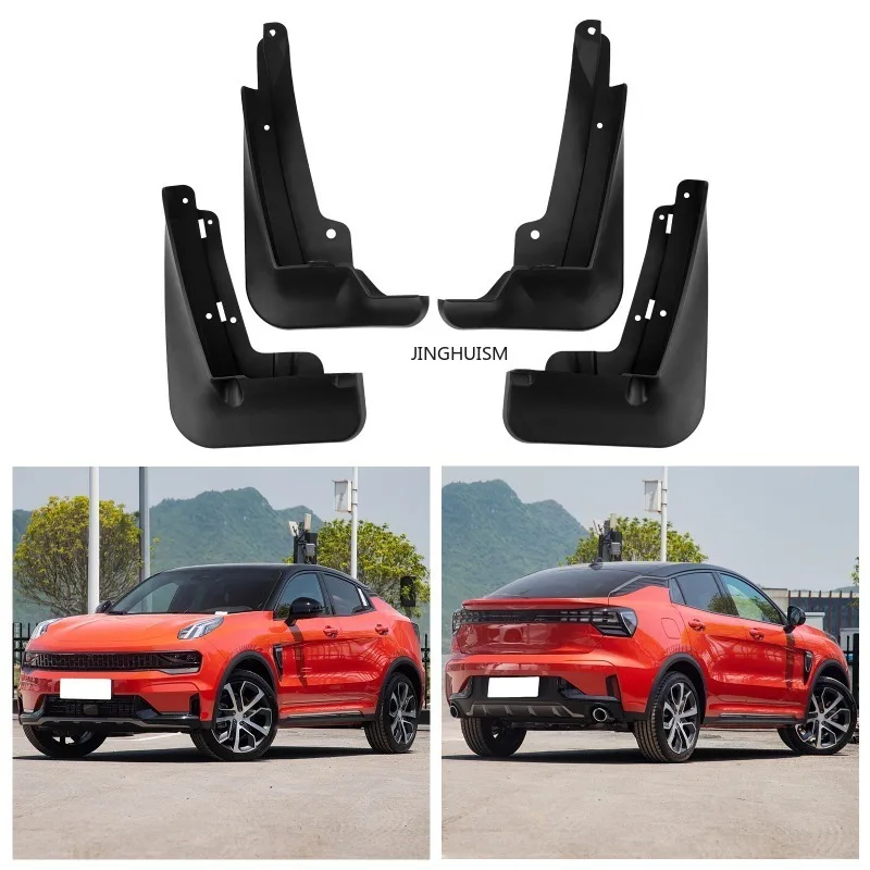 Фото Брызговики для Geely LYNK&CO 05 2020-2025: Аксессуар для экстерьера автомобиля, ABS-пластик, защита от брызг, индивидуальная подгонка №4