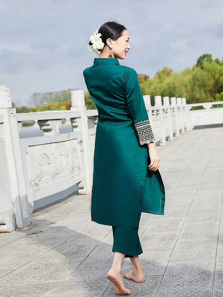 Новое хлопковое пальто Индия Пакистан панджаби дупаттас повседневные Костюмы