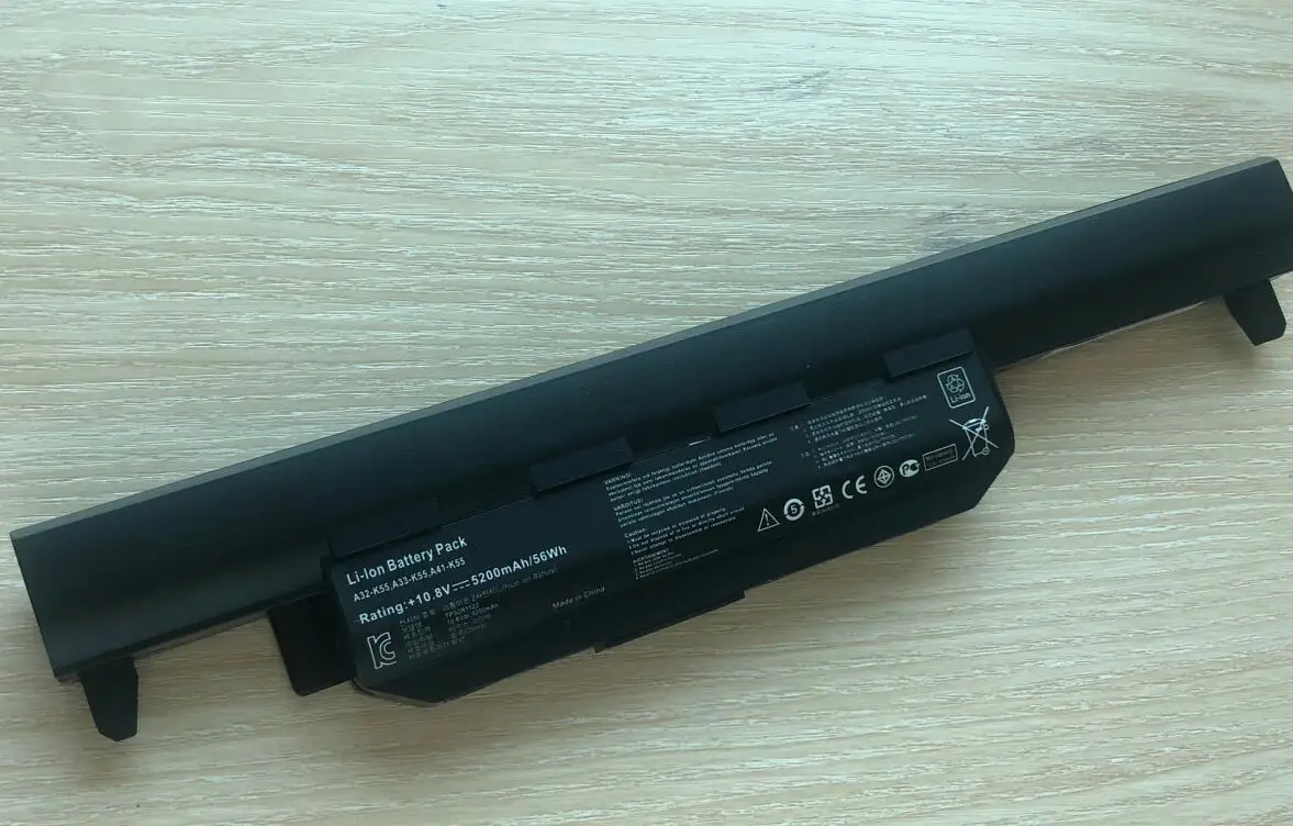 Новая аккумуляторная батарея для ноутбука A32-K55 Asus X75A X75V X75VD X45VD X45V X45U X45C X45A U57VM U57A X55U