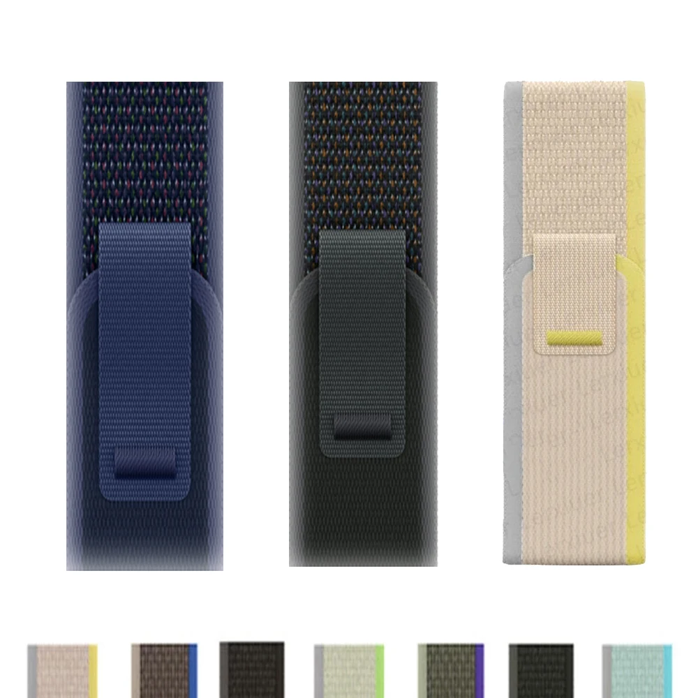 Ремешок Trail loop для Apple Watch 10 ремешки 44 мм 40 49 42 46 45 41 браслет correa iwatch series 6 se 3 5 7 8 9 ultra 2
