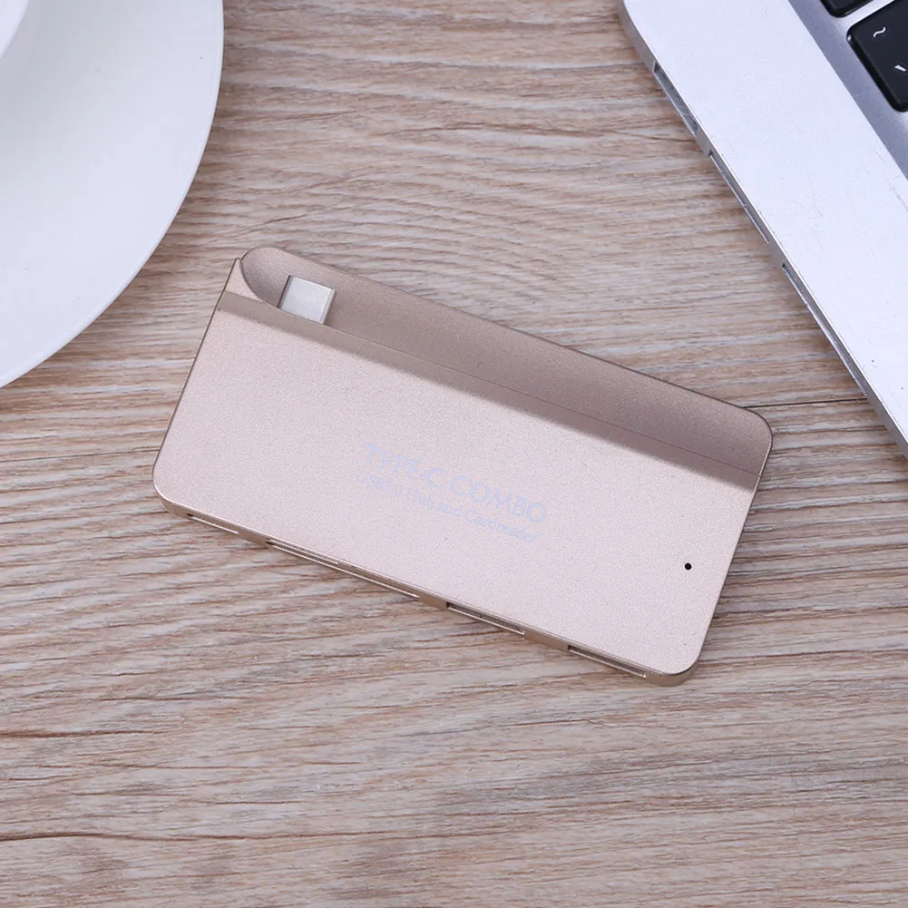 

Combo USB-C USB 3.1 Type C Hub with VGA 4K HDMI-compatible Video HD TF SD Card Reader 1000M RJ45 Ethernet Type C Charging Hub