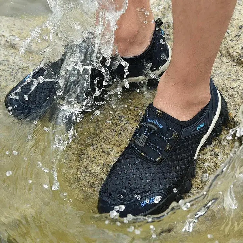 

Эспадрильи на шнуровке мужские, летняя спортивная обувь для бега, тренировок, эластичная сетчатая плоская подошва, унисекс, черные