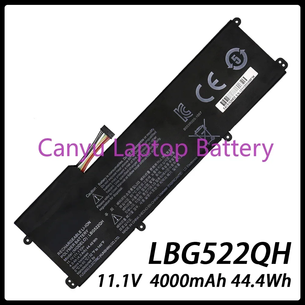 Новинка 2024 года LBG522QH для LG XNOTE Z360 Z360-GH60K 11 1 В 44 4 Втч 4000 мАч аккумулятор ноутбука