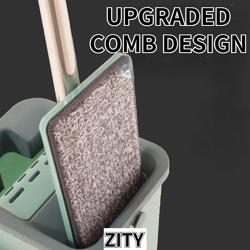 Плоская Швабра из микрофибры для сухой и влажной уборки |