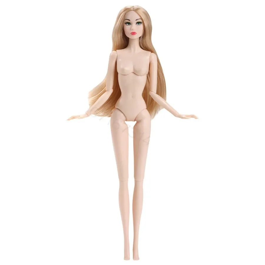 Фото Новый 32 см 1/6 BJD супермодель тела Европейская и американская мода DIY ПВХ Обнаженная кукла для девочек игрушка для макияжа №3