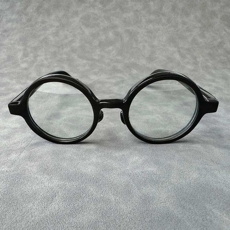 Оправа для очков круглая Ретро Классическая Ручная работа рог буйвола