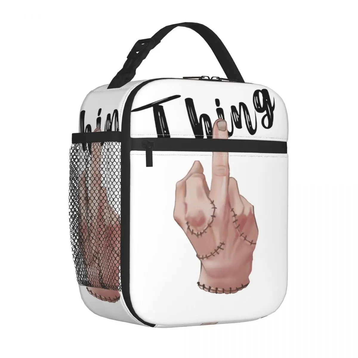 

Thing From Wednesday Insulated Lunch Bag Thermal Bag Meal Container High Capacity Tote Lunch Box Food Storage Bag Office Outdoor