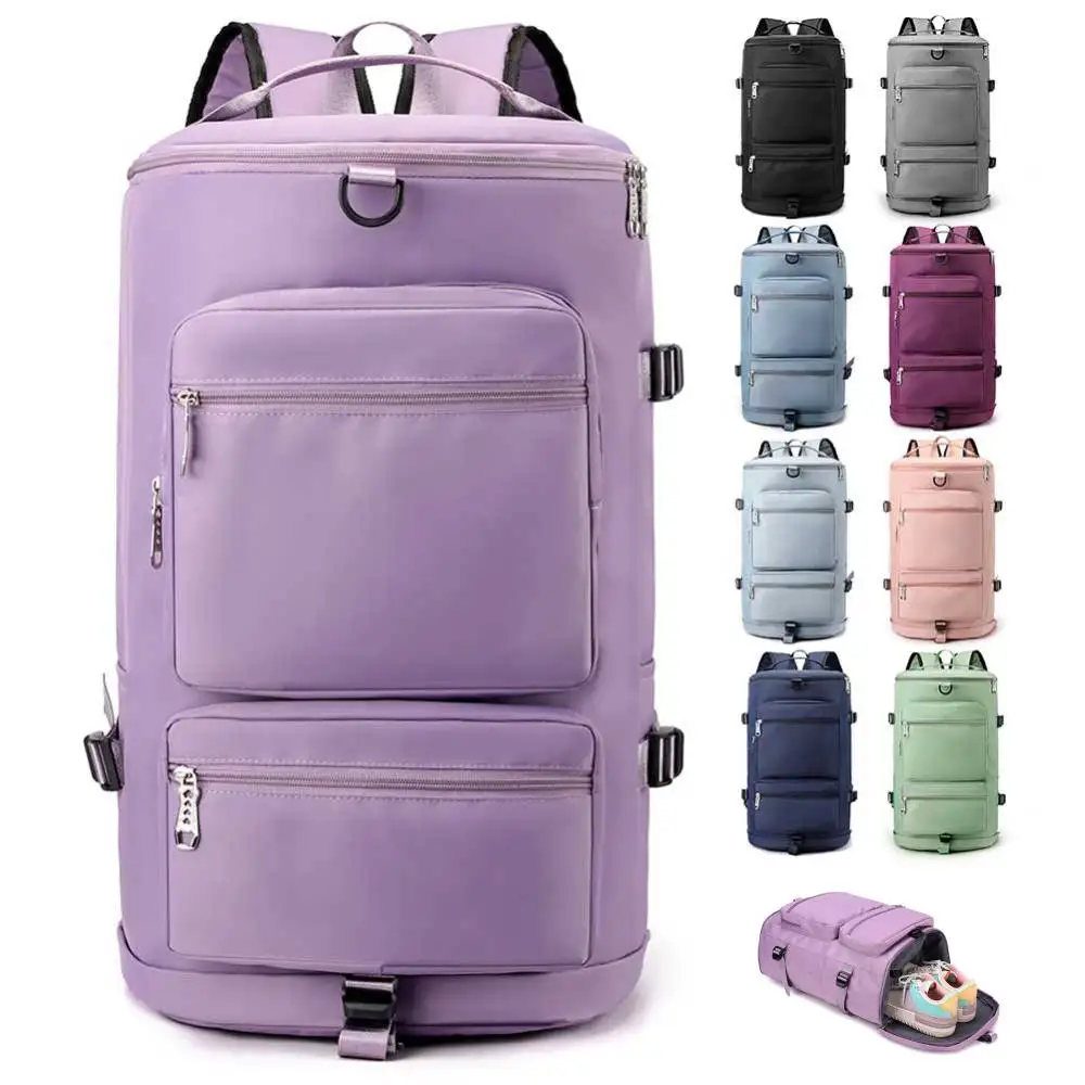 

Women Travel Backpack Large Capacity Dry Wet Separation Luggage Bag Waterproof USB Charging Port Backpack Laptop School Bags Sac