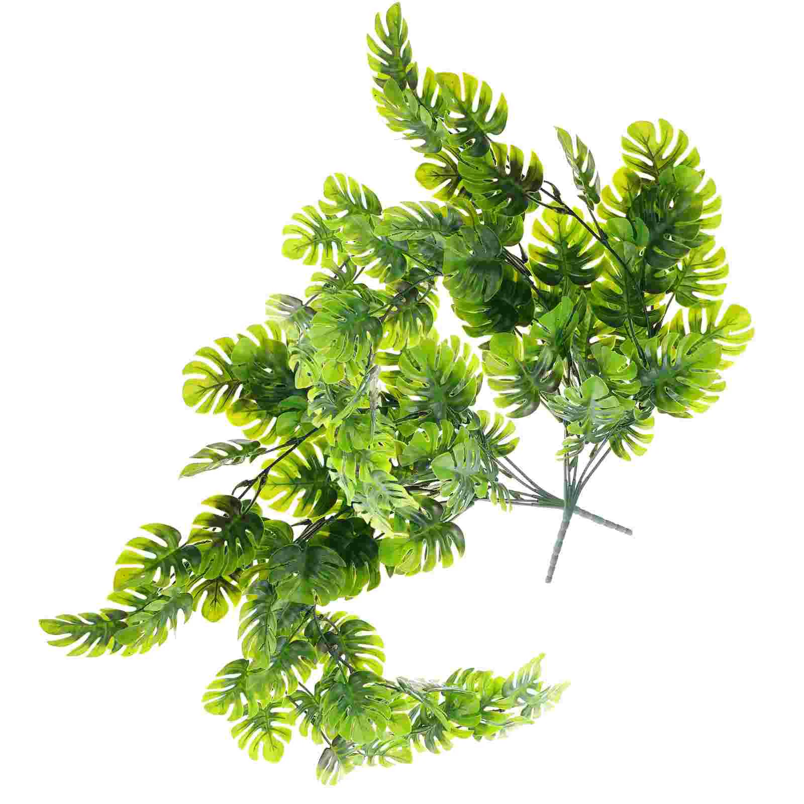 

Hanging Vine Leaf Fake Monsteraplants Rattan Artificial Decor Green Ivy Faux Leaves Wall Garland Tropical Vines Palm Jungle Fern