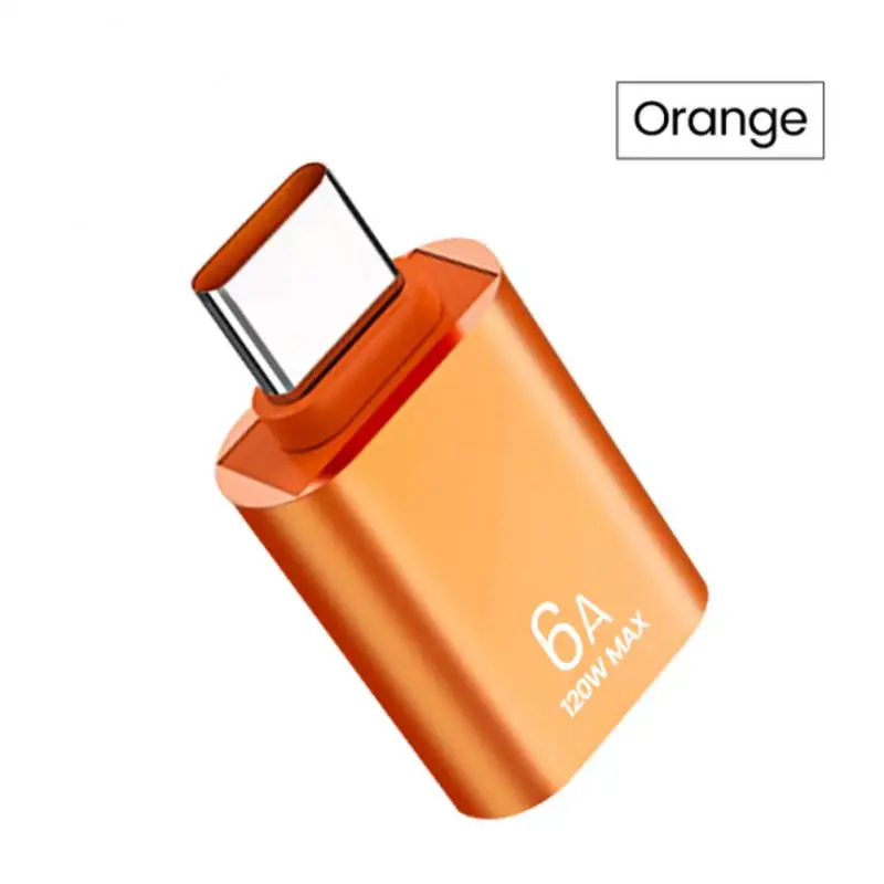 6A USB OTG To Type C Data Transfer Adapter Type C Female To USB Male Converter Fast Charging Adapter For Huawei Xiaomi OPPO