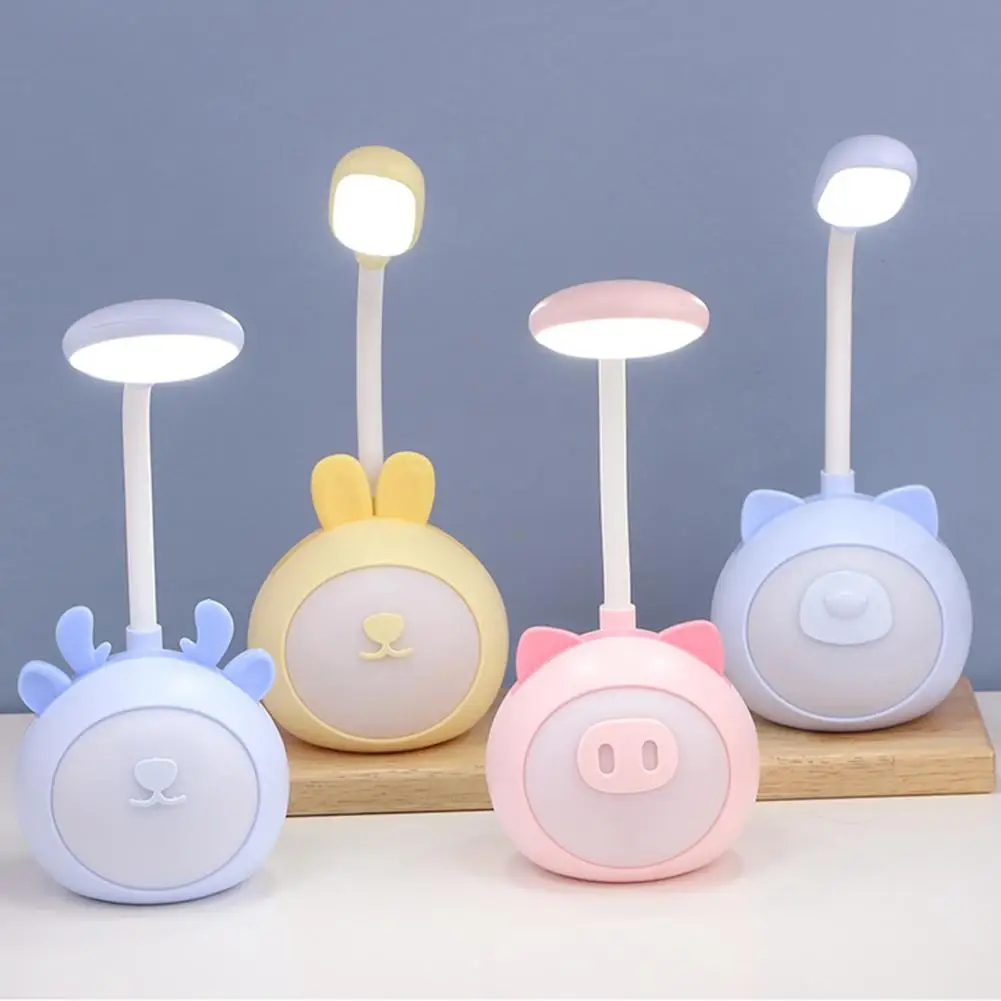 

LED Night Lamp Flexible Hose Design Non-Glaring Flicker Free Eye Protection Dimmable Decorative Ultra-Bright Indoor Cartoon Nigh