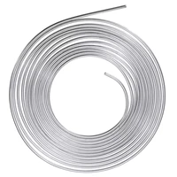 25ft 7 62m roll tube coil of 316 od copper nickel brake pipe hose line piping tube tubing silver zinc