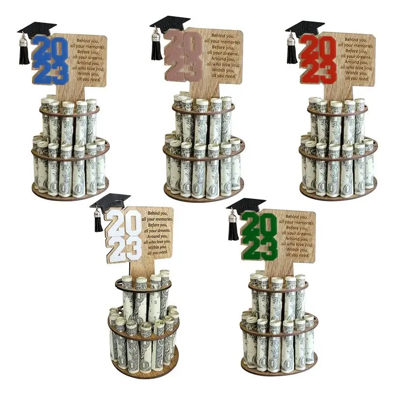 

Creative 2023 Graduation Money Holder Converting Congrats Graduation Card Wooden Moneys Holders For Graduation Party Supply