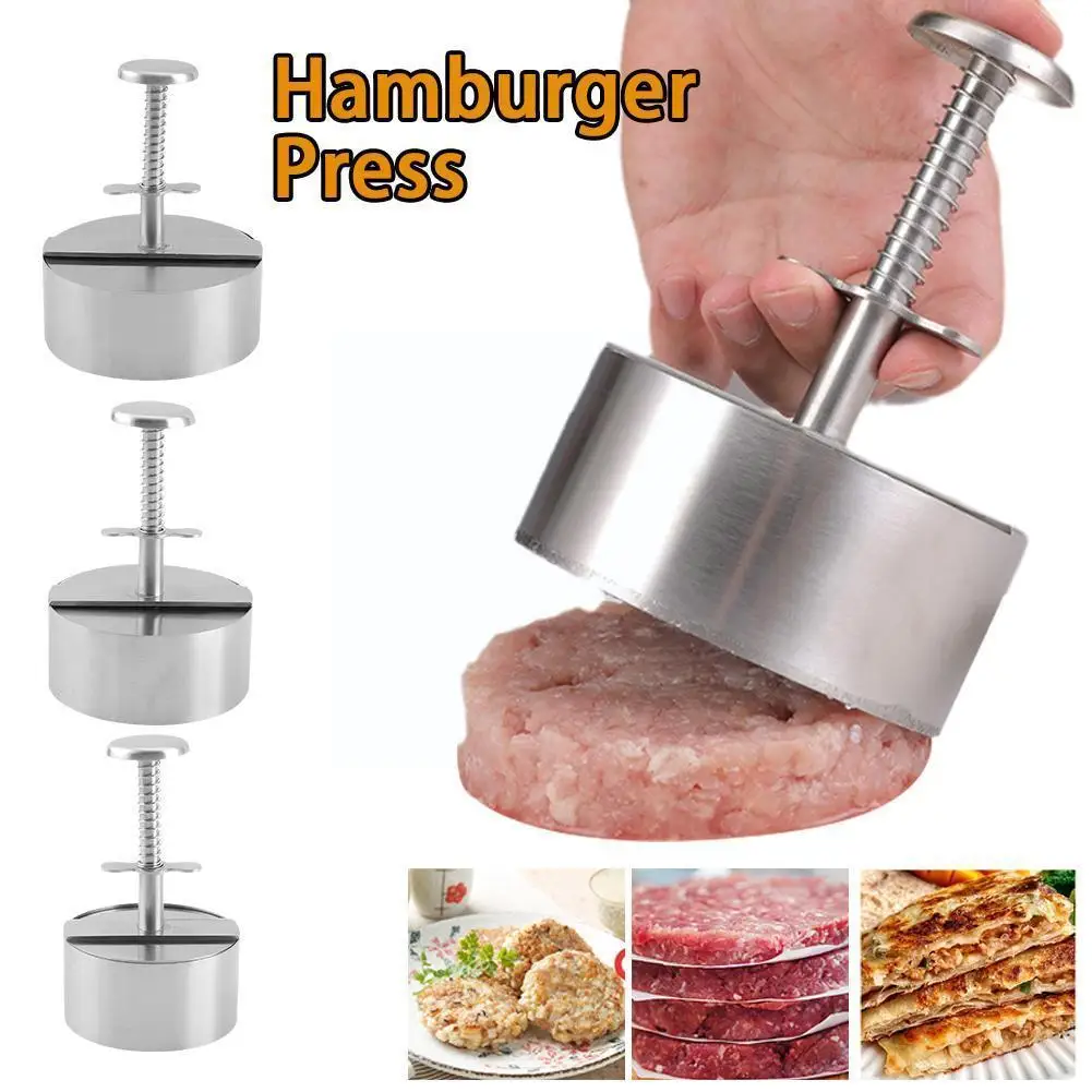 

Hamburger Press Hamburger Patty Maker 304 Stainless Steel Non-stick Burger Press For Making Meat Patties And Thin Burgers G7s0