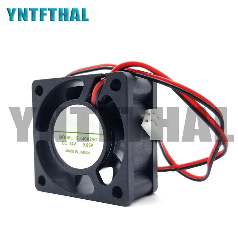 

Genuine New SJ-40A24C DC 24V 0.05A 3020 3CM 40*40*25mm 2-wire Cooling Fan