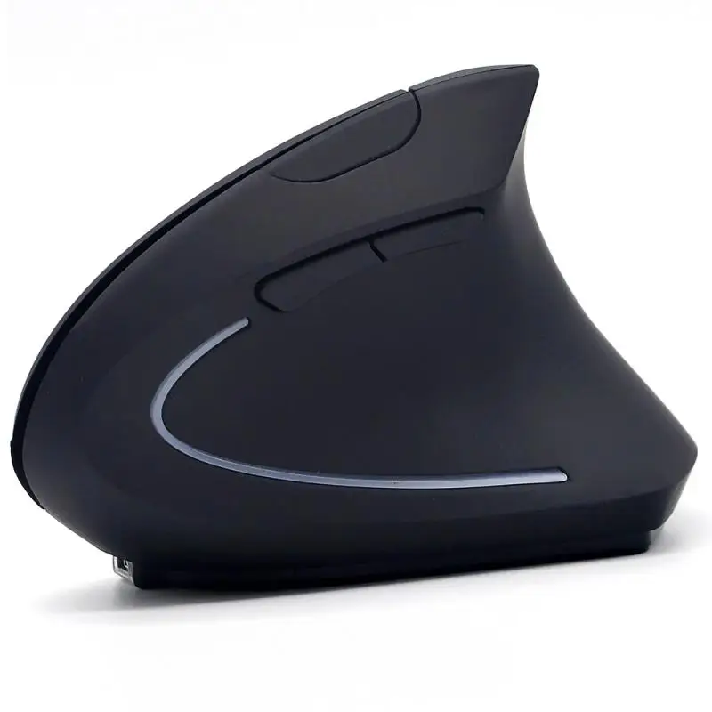

Charging Mice Vertical Upright Mouse 2.4g Gaming Vertical Mouse Usb 1600dpi Right Hand Cool Shark Ergonomic New Creative