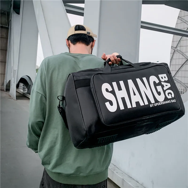 

Large Multiple Compartment Sport Training Gym Bags Men Sneaker Gym Bag Shoes Packing Cube Organizer Waterproof Shoulder Bag