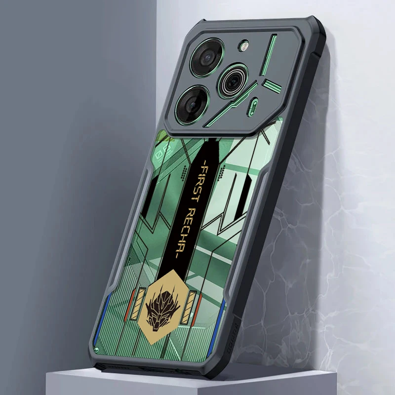 Прозрачный чехол для телефона Tecno Pova 6 5 4 Pro Neo 3 2 Li7 Li9 акриловый с защитой от ударов