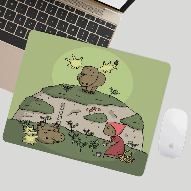 

Mouse Pads for On The Hillside Mousepad Gaming Cute Desk Accessories Kawaii Pc Gamer Full Playmat
