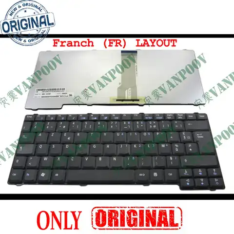 Клавиатура AZERTY для ноутбука Acer Aspire 1500, 1620, TravelMate 240, 250, 2000, tm240, для Fujitsu Amilo Pro V2000, V2010, M7400, французская