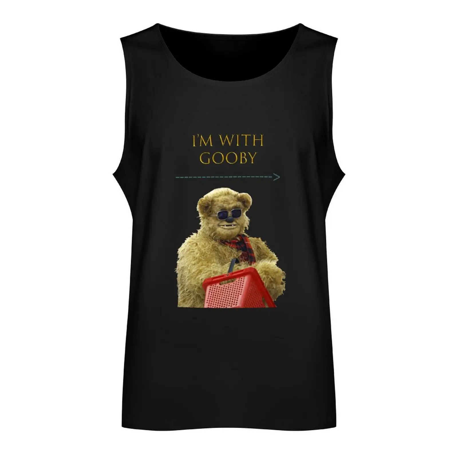 I'm With Gooby Tank Top мужская спортивная одежда Мужская футболка без рукавов для