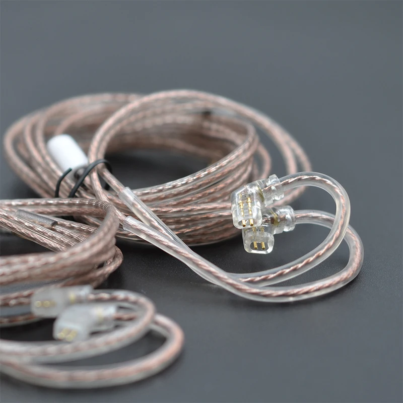 

KZ ZST ZSN ZS10 pro ZS3 ZS6 AS16 AS12 ZSN Pro Headphones With Micrphone Cable 2 Pin Upgrade Cable Earphone Wire With MIC
