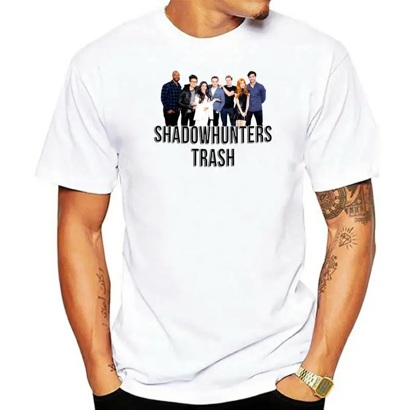 

shadowhunters t shirt Men anime T-Shirt Men Tops boy Short Sleeve t-shirt top Tee Clothes