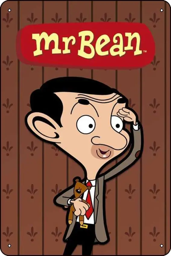Mr. Bean: The Animated Series (2002) Показать металлическую вывеску подарки настенный декор