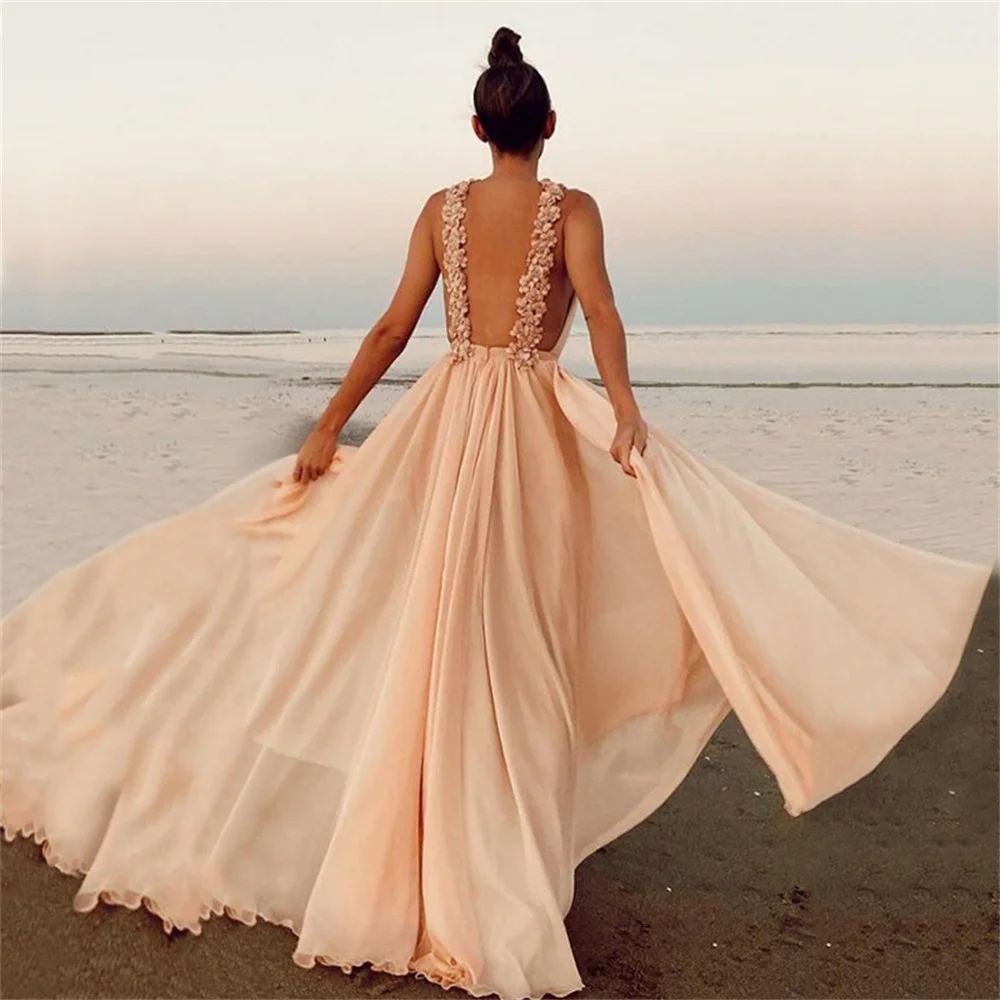 

Summer Maxi Dress Women Party Dress Beach Sexy Big Swing Holiday Sundress Bohemian Tank Vestidos SS3921