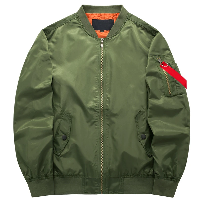 

2022 New Brand Mens Casual Jacket Large Size Men Pilot Bomber Jacket Male Plus Size XXXXL 6XL 7XL 8XL Overcoat