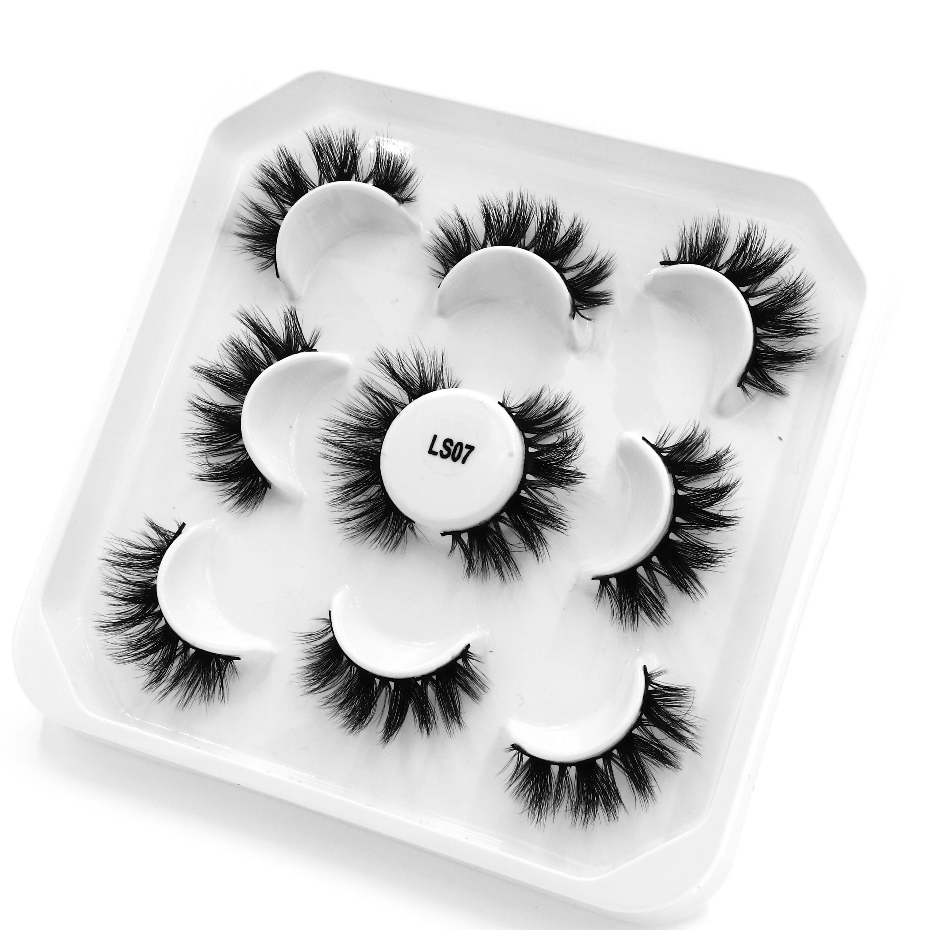 

New Lashes 15mm Russian False Eyelashes 3D Mink Eyelashes Reusable Fluffy False Lashes Eyelashes Extensions