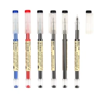 1pcs japan simple natural style pen 0 35mm gel pen black blue red ink pen school office student exam writing stationery supply