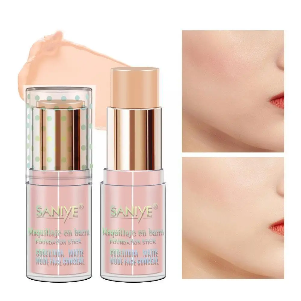 

3 Color Concealer Stick Foundation Oil Control Isolation Moisturizing Cover Circles Long-lasting Full Cosmetics Makeup Dark K9y2
