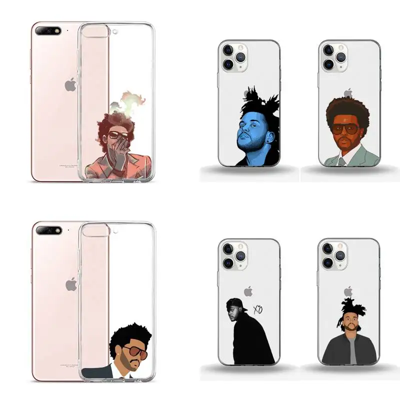 

The Weeknd XO Phone Case Transparent soft For iphone 12 11 13 7 8 6 s plus x xs xr pro max mini