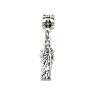 25pcs alloy virgin mary charm pendants for jewelry making bracelet necklace findings 7 5x37mm a 413a