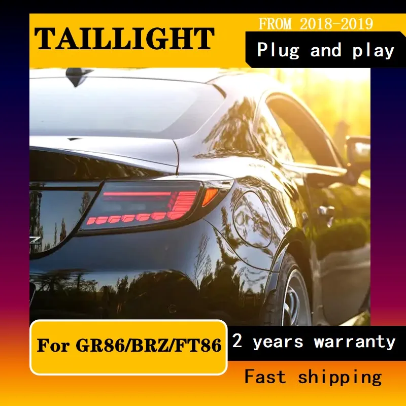 Стайлинг автомобиля для задних фонарей Toyota GR86 Задний фонарь 2022-2023 Subaru BRZ FT86