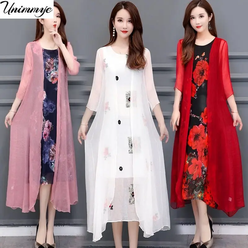 

Summer Women Chiffon Thin Breathable Kimono Beach Cardigan Cover Up Sun Protection Clothing Long Blouse Shirts Female Tops J367