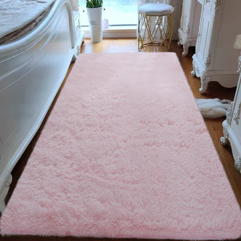 

Plush Carpet Style Fashion Noble Salon Thickened Simple Long Doormats In The Living Room Carpet