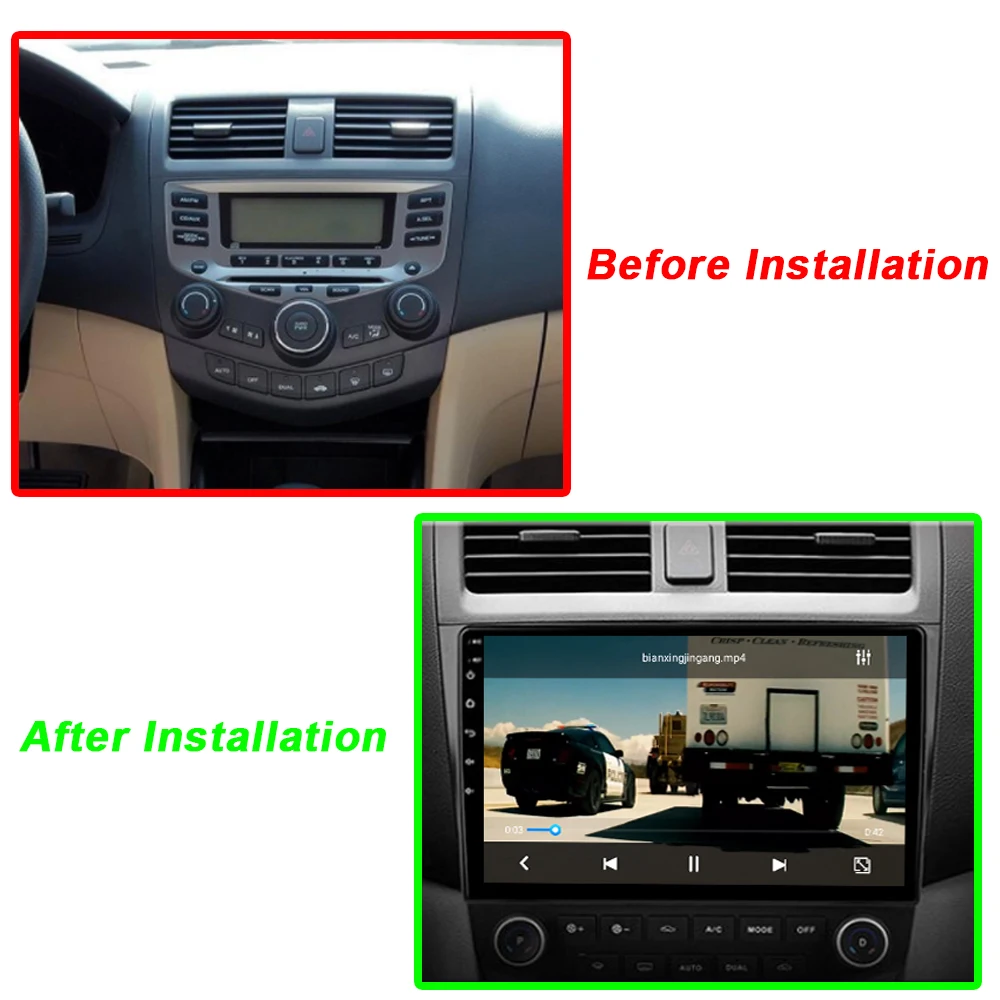 Автомагнитола Carplay для Honda Accord 7 2003-2008 4G GPS-навигатор 2 Din | Автомобили и мотоциклы