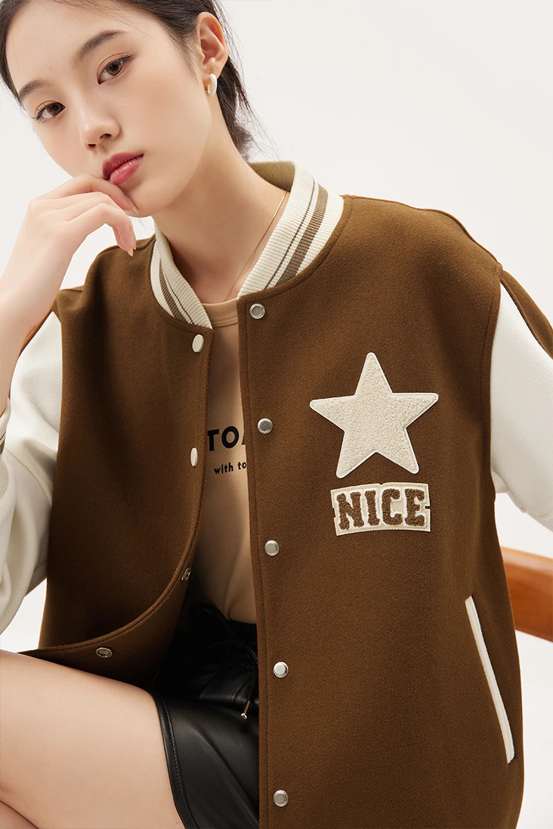 

Winter Casacos Femininos Inverno 2022 Jackets for Women Polyester Appliques Casual Outerwear & Coats Women Coat and Jackets