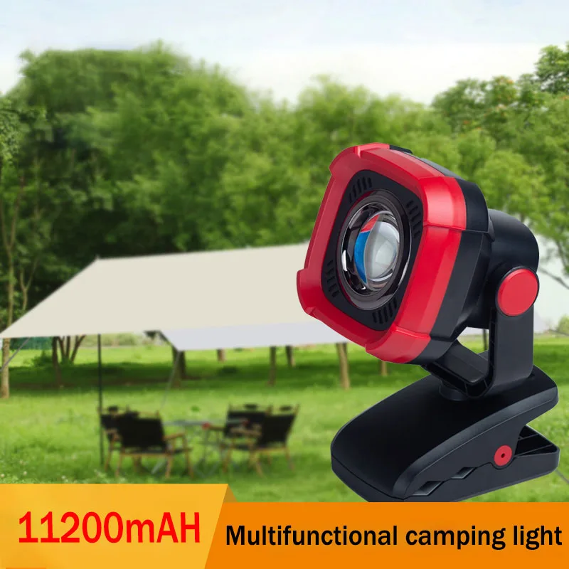

11200mah outdoor portable camping lamp Multi function lamp with magnetic attraction Camping floodlight